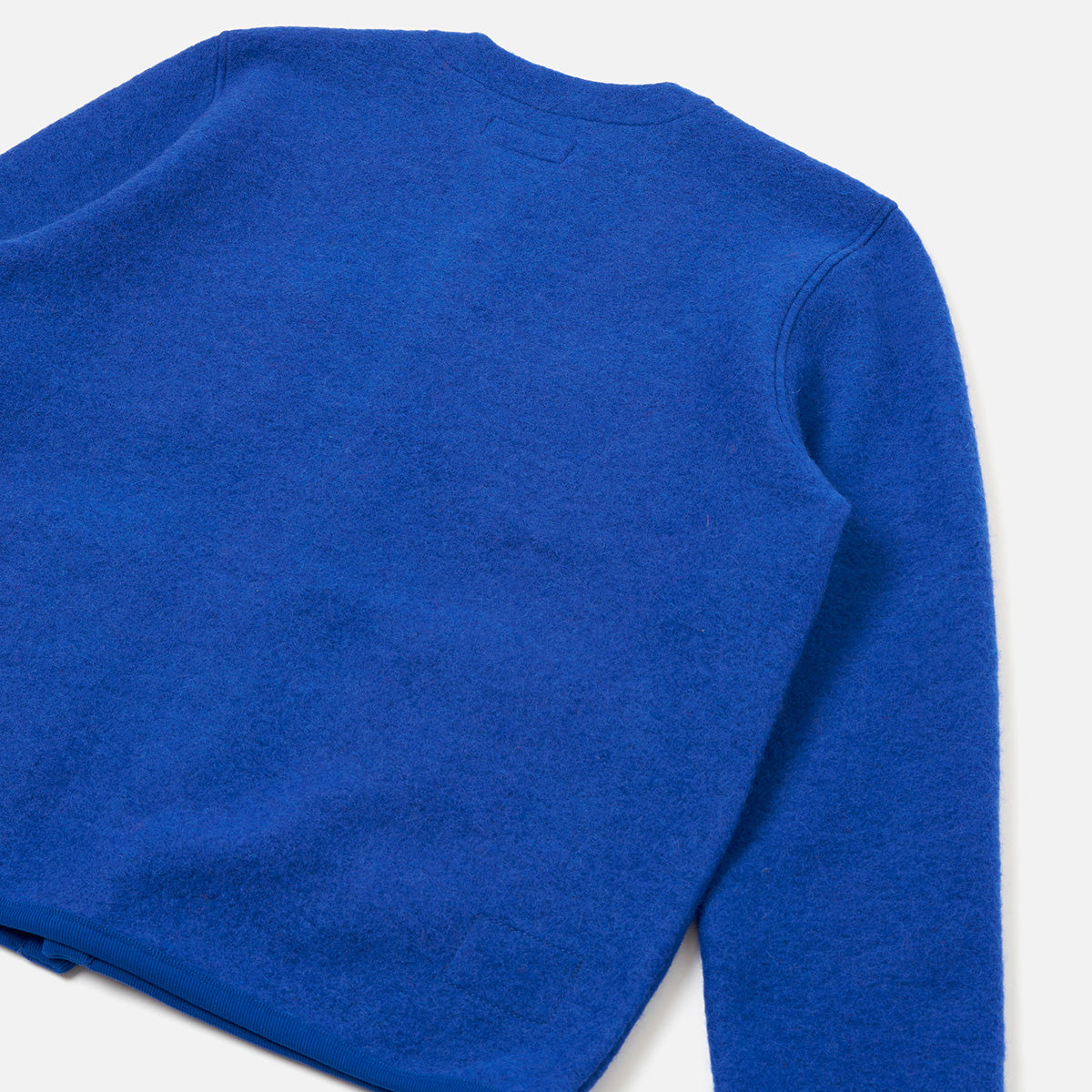 Cardigan - Blue Wool Fleece