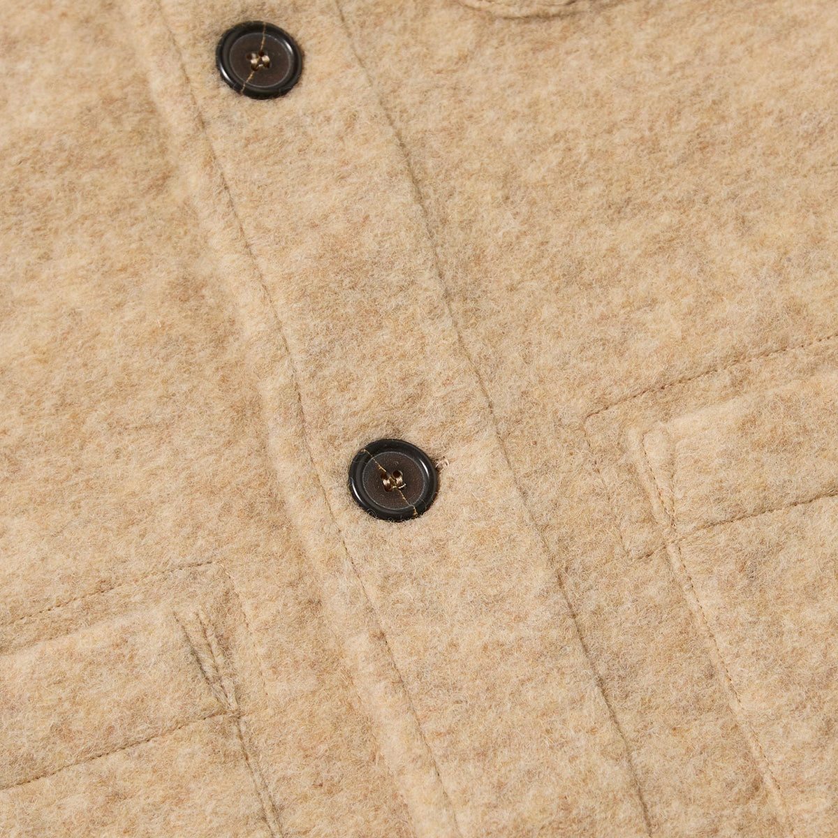 Field Jacket - Fawn Wool Fleece
