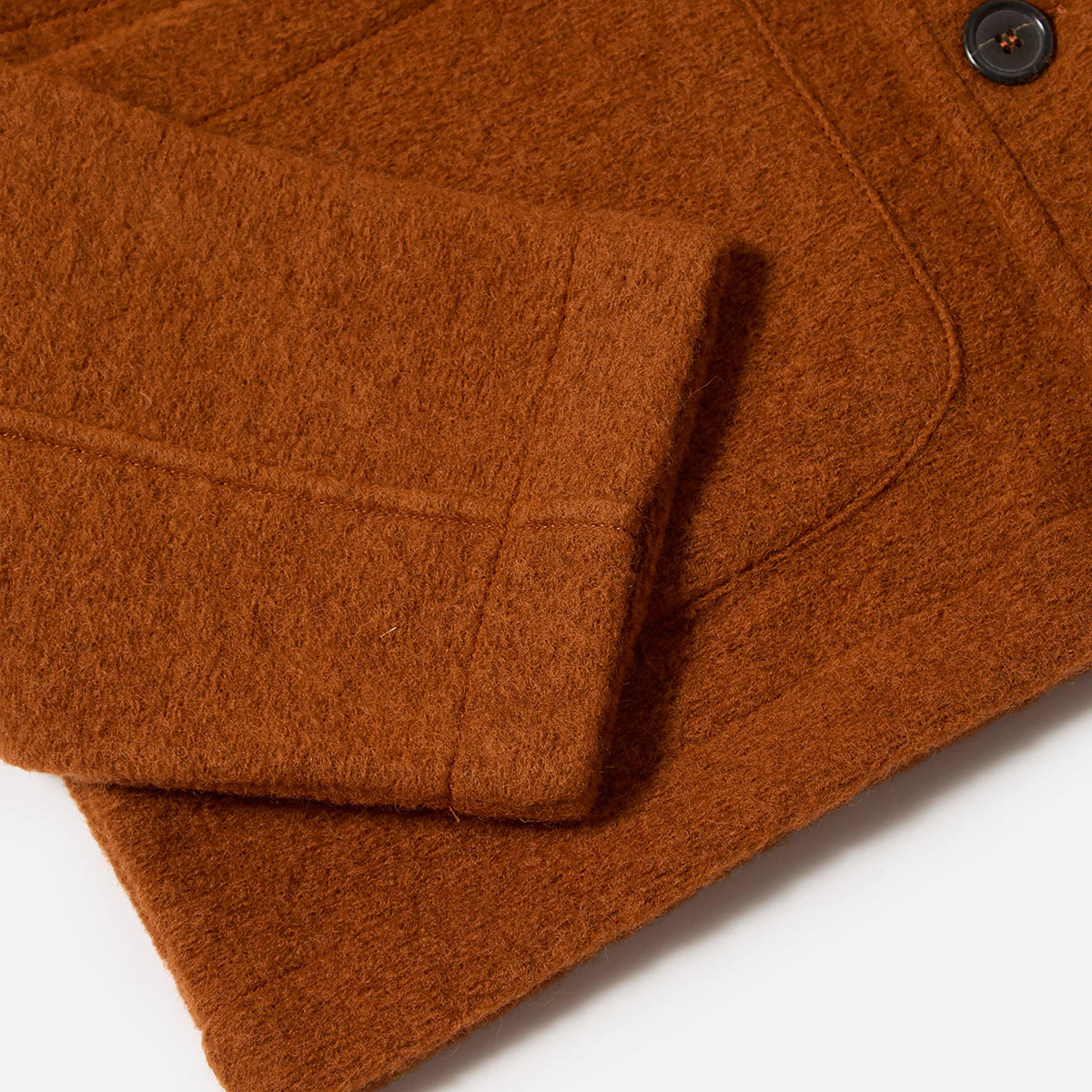 Field Jacket - Rust Wool Fleece