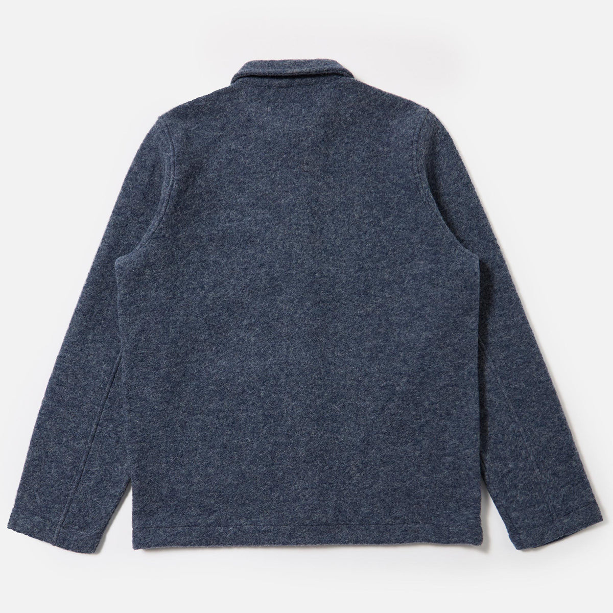 Field Jacket - Slate Blue Wool Fleece