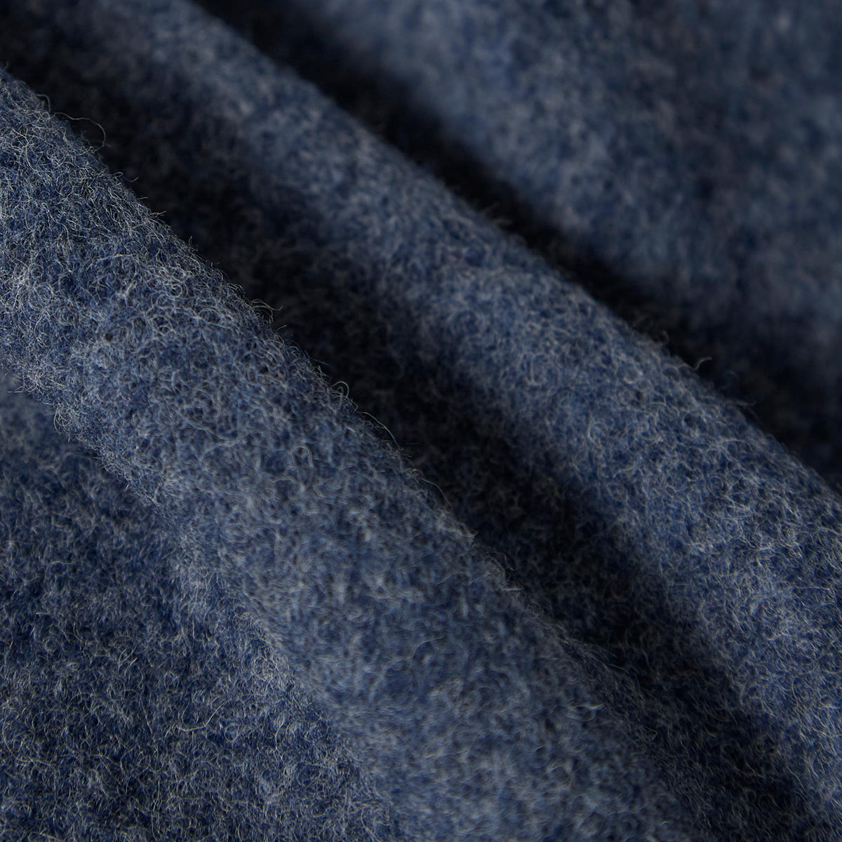 Field Jacket - Slate Blue Wool Fleece