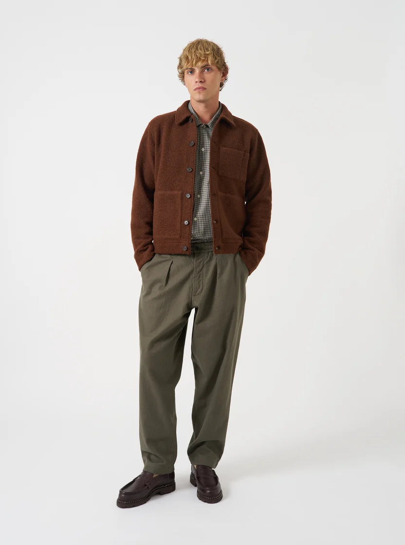 Uniform Jacket - Cacao Wool Fleece