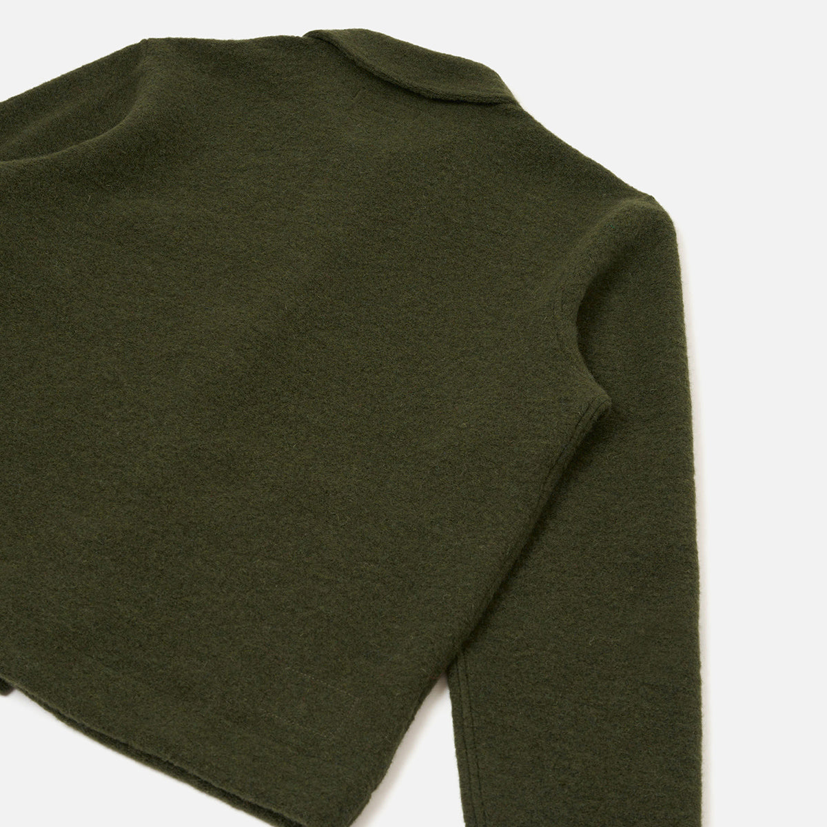 Uniform Jacket - Olive Wool Fleece