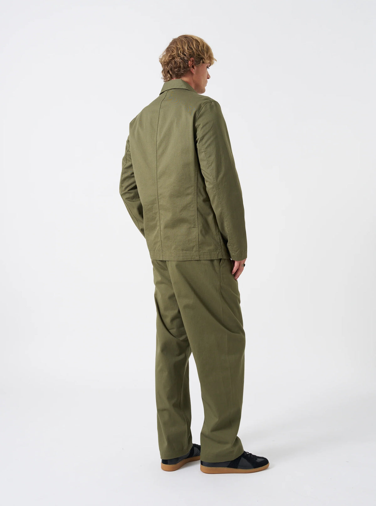 Bakers Jacket - Light Olive Twill