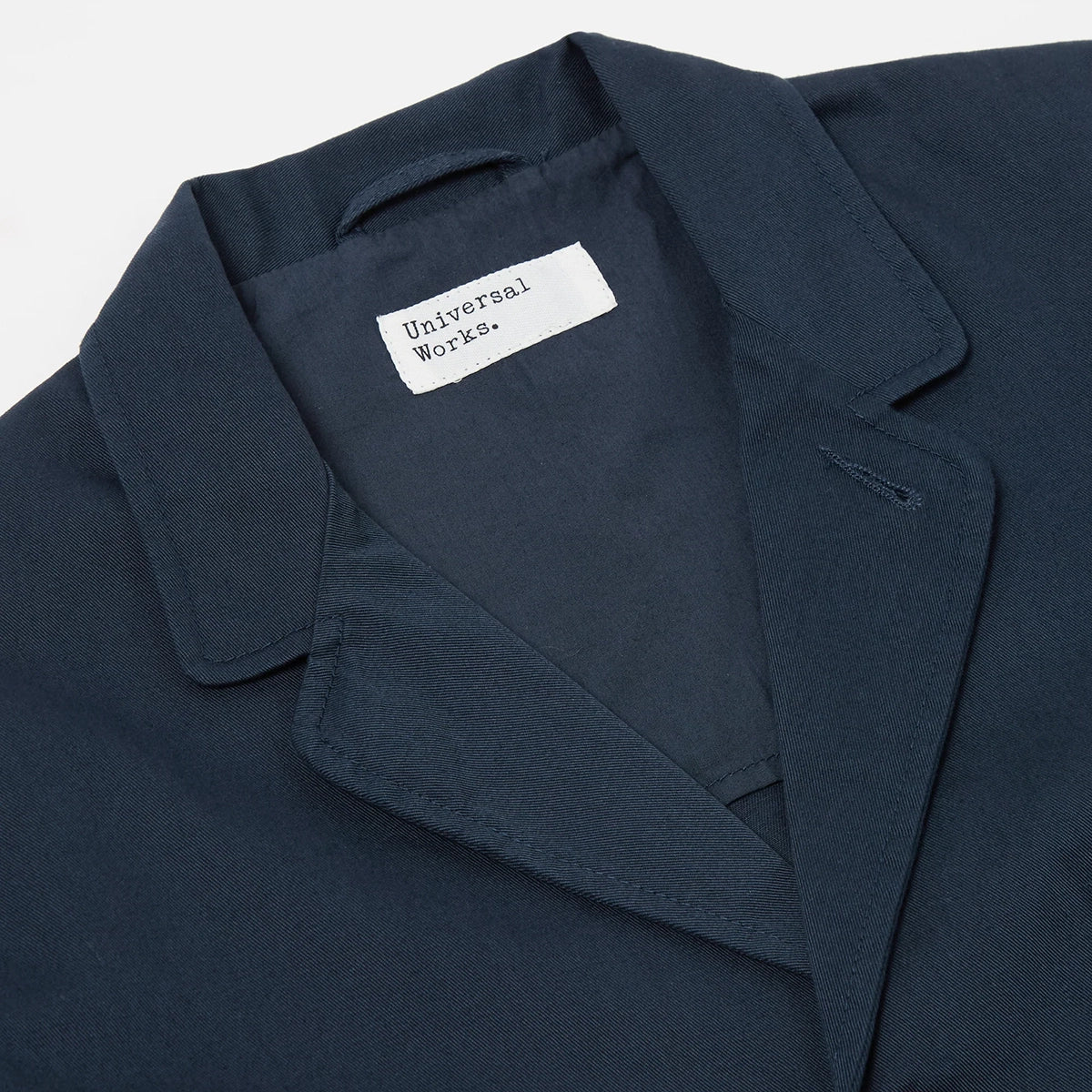 Three Button Jacket - Navy Twill