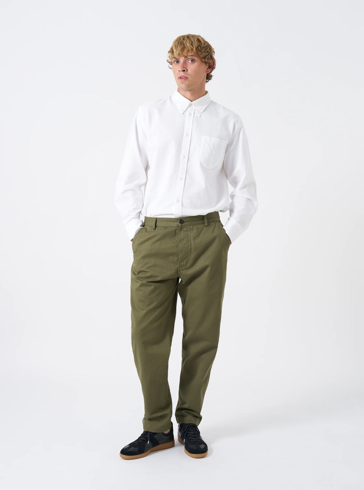 Military Chino - Light Olive Twill