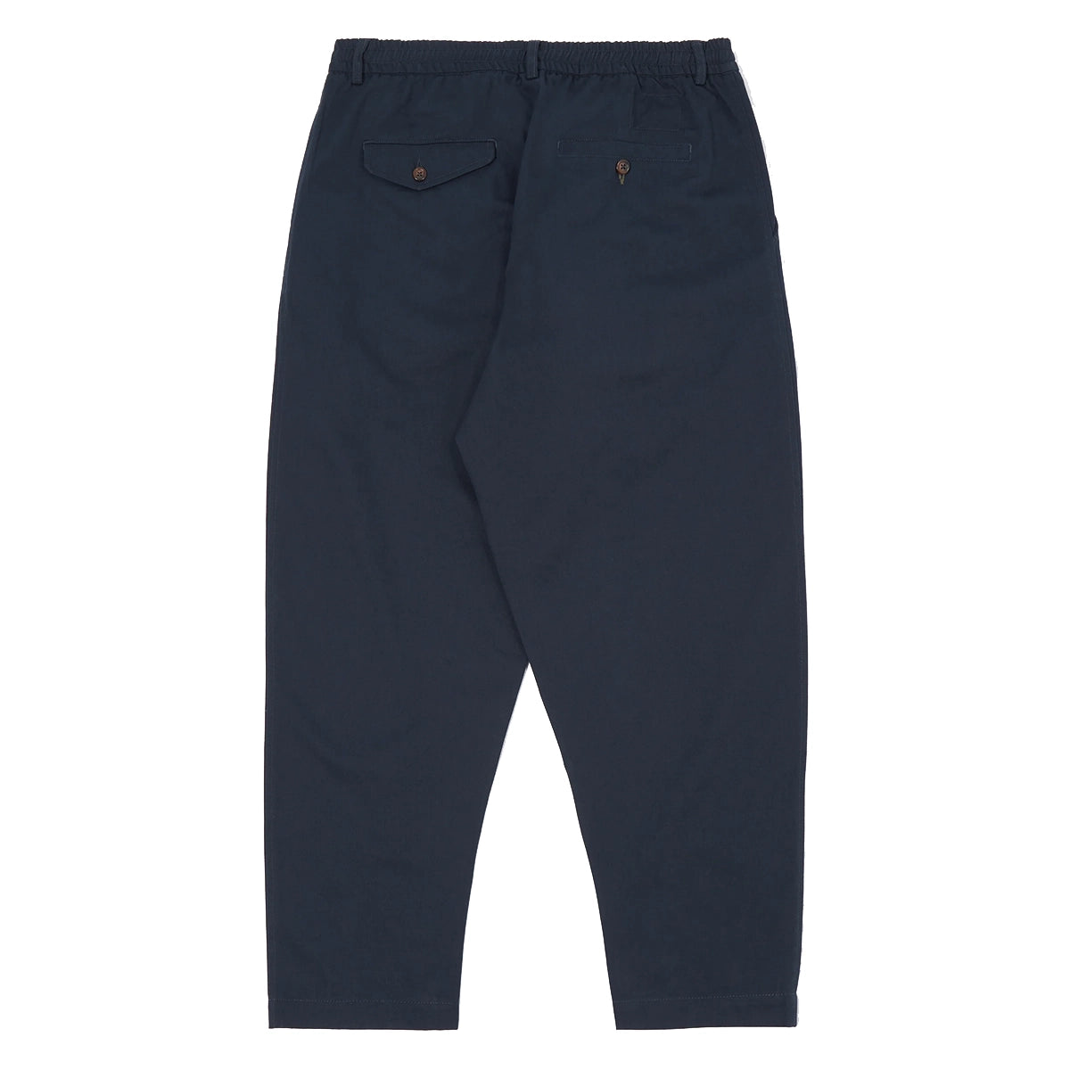 Pleated Track Pant - Navy Twill
