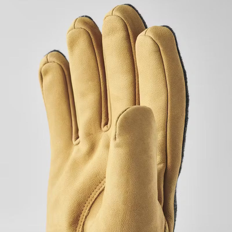 Noah Nubuck Gloves - Charcoal/Tan