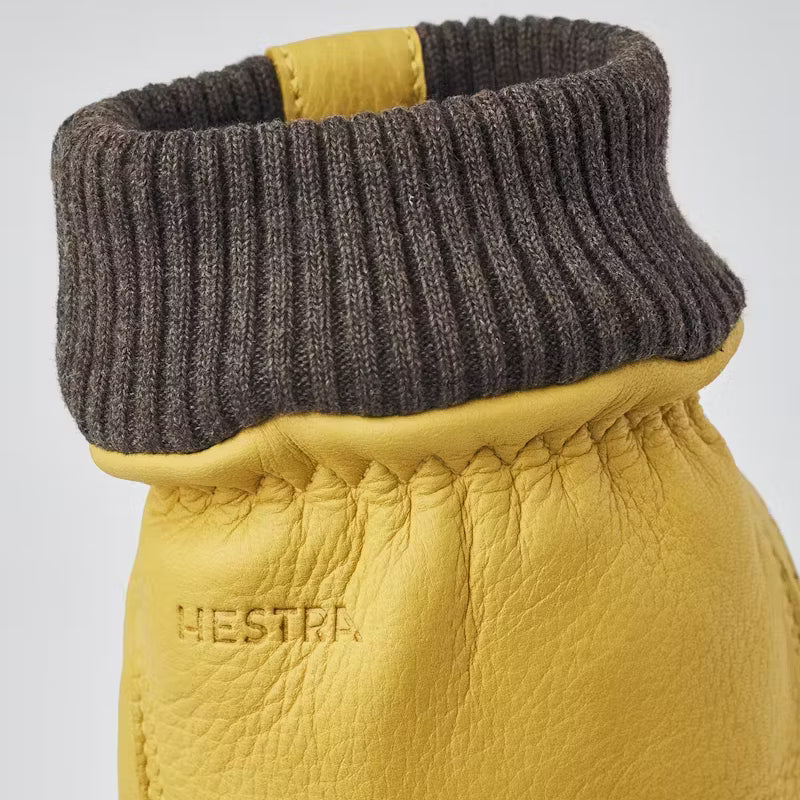 Tore Deerskin Gloves - Natural Yellow