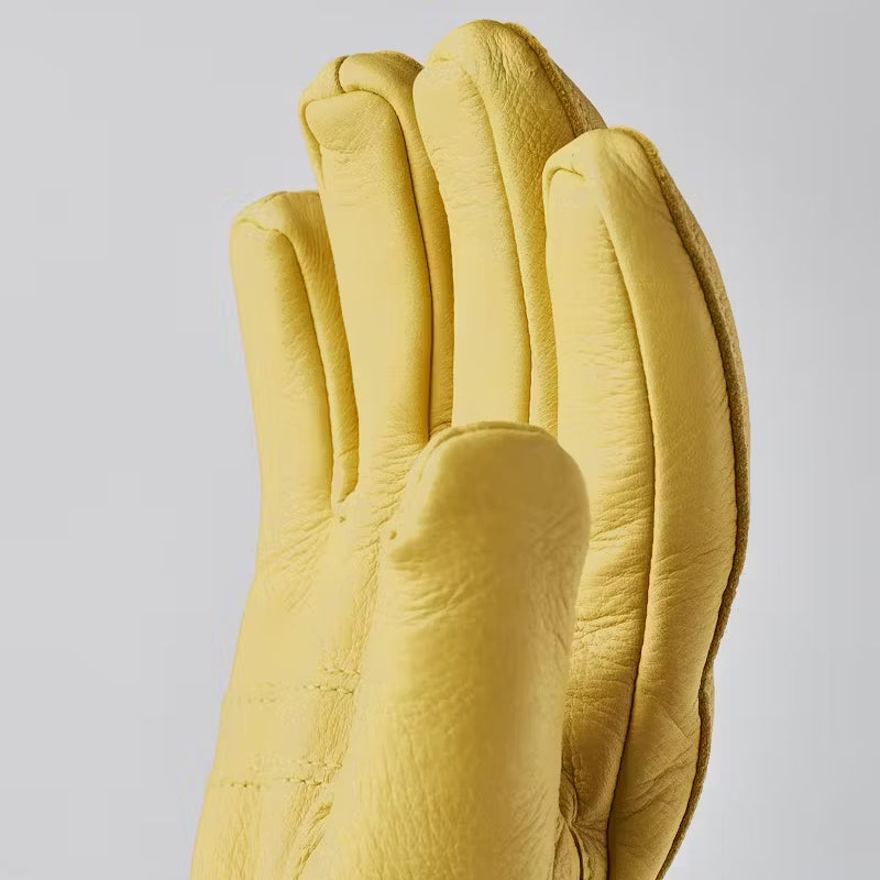 Tore Deerskin Gloves - Natural Yellow