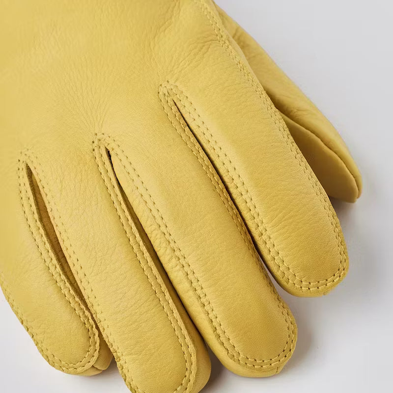 Tore Deerskin Gloves - Natural Yellow