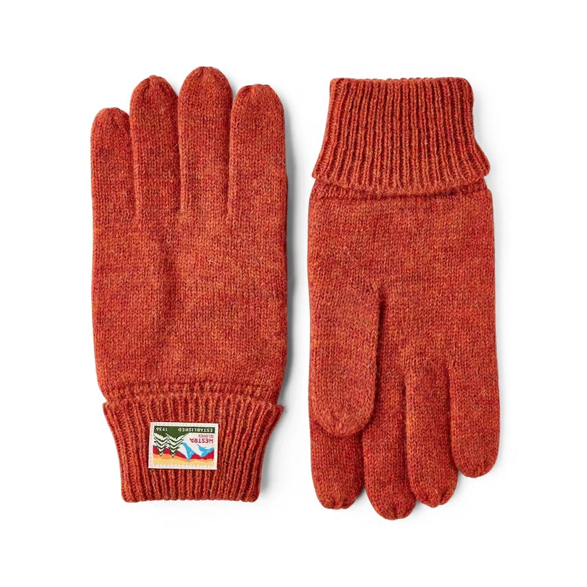 Raggwool Gloves - Brick