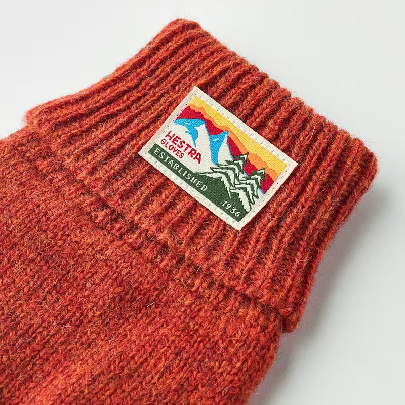Raggwool Gloves - Brick