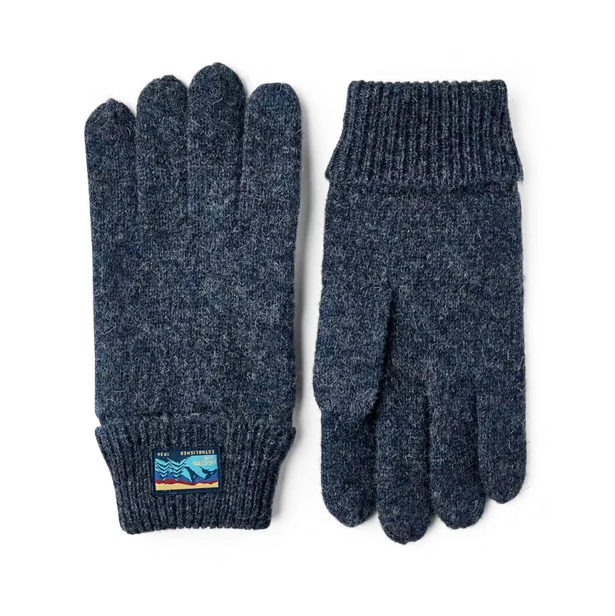Raggwool Gloves - Navy