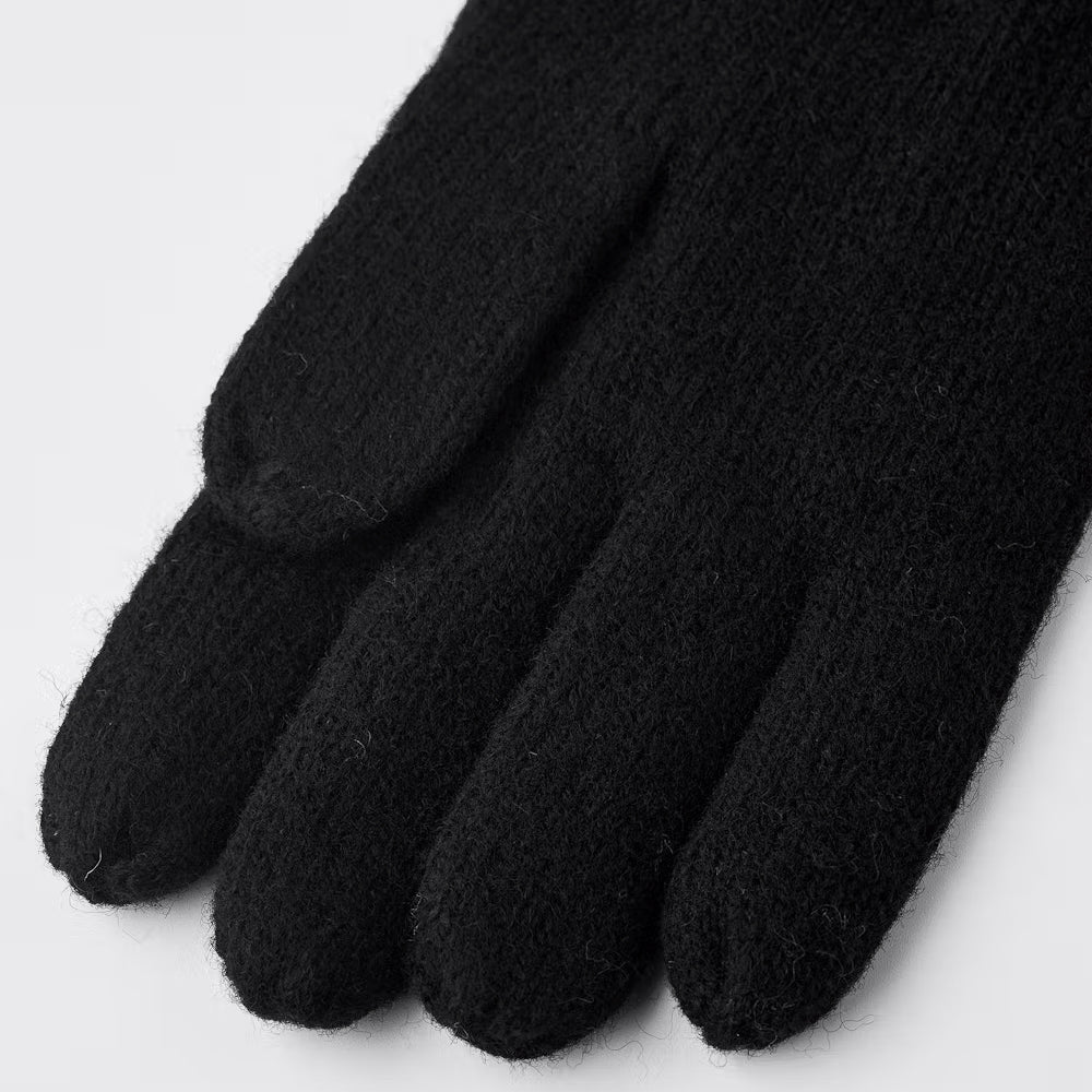 Raggwool Gloves - Black
