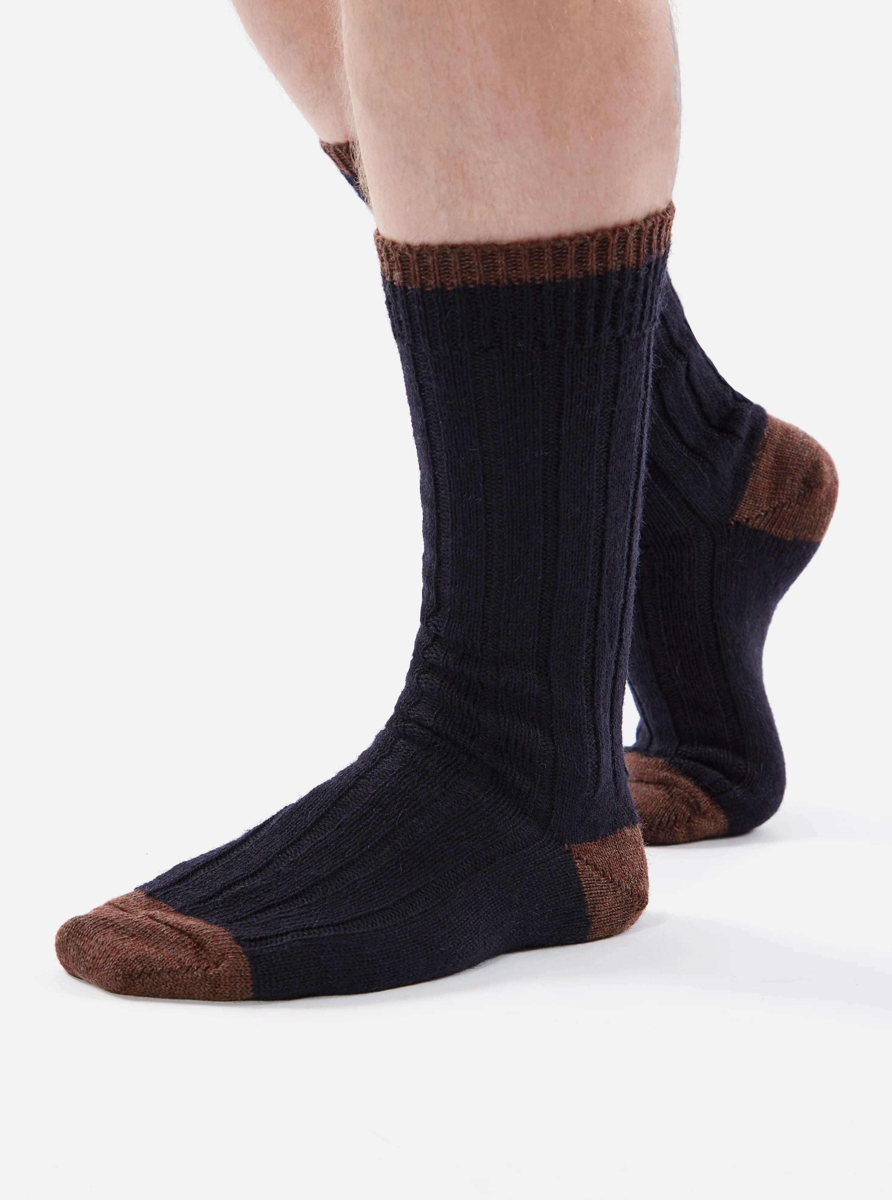 Hike Sock - Navy Wool