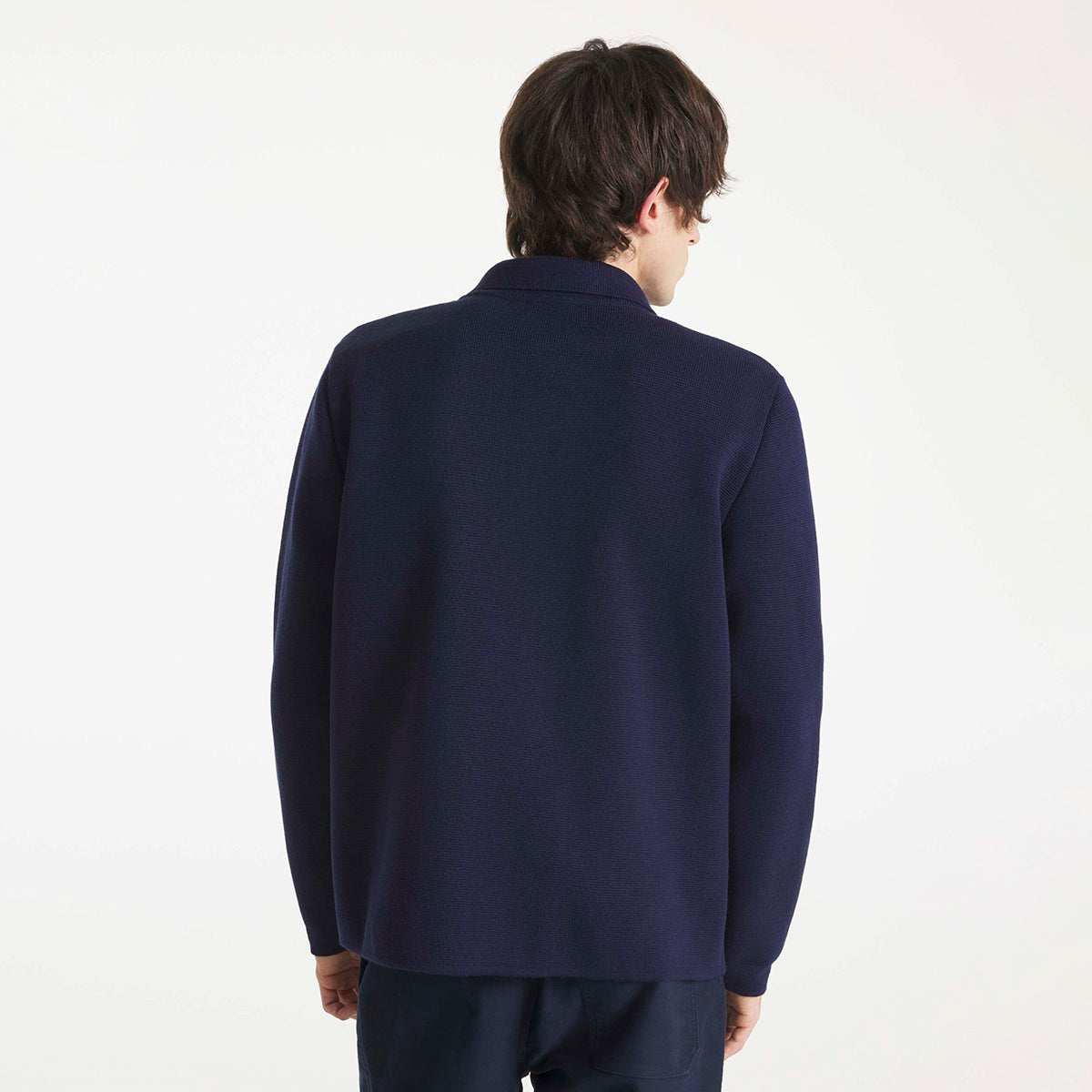 Guino Heavyweight Work Cardigan - Navy