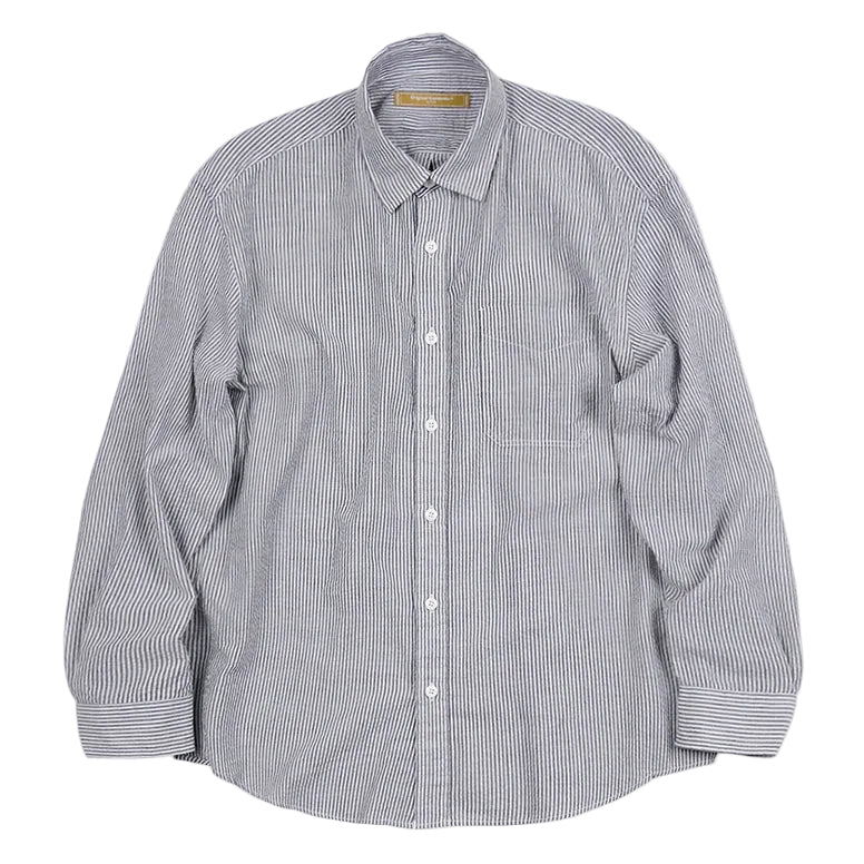 OG Stripe Seersucker Shirt - Black