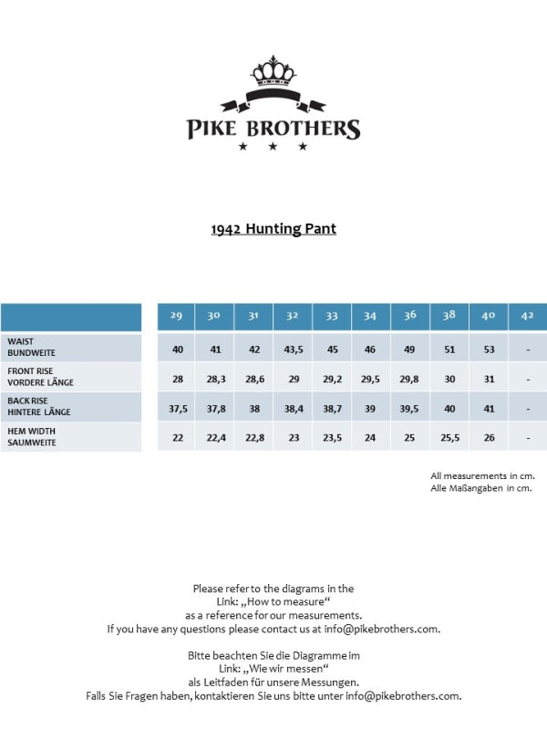 1942 Hunting Pant - Blue Wabash