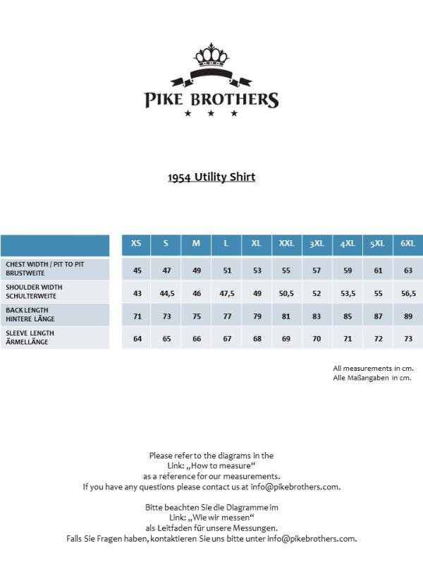 1954 Utility Shirt Long Sleeve - Faded Black