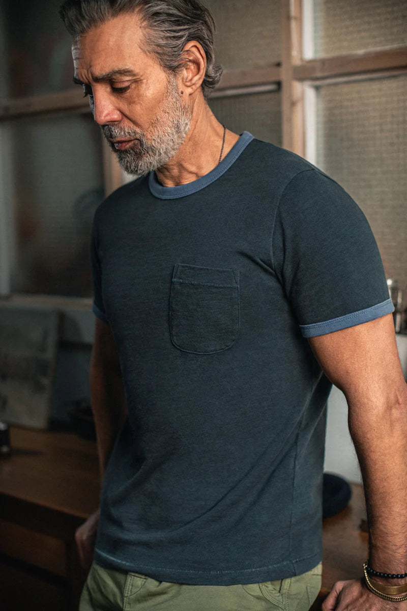 Ringer T-Shirt - Navy