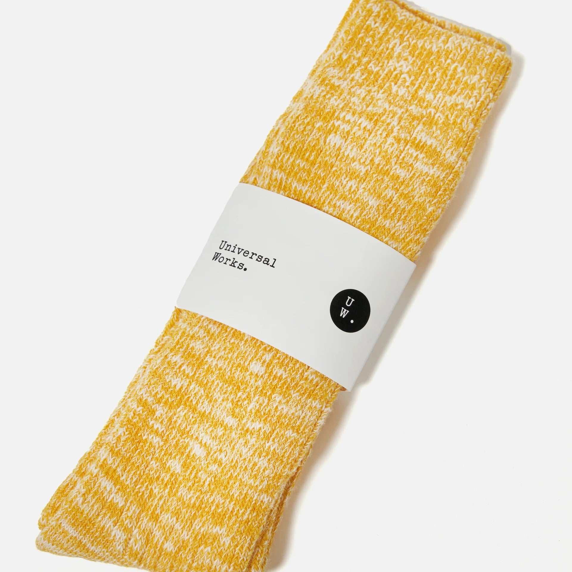 Slub Sock - Yellow Slub Knit