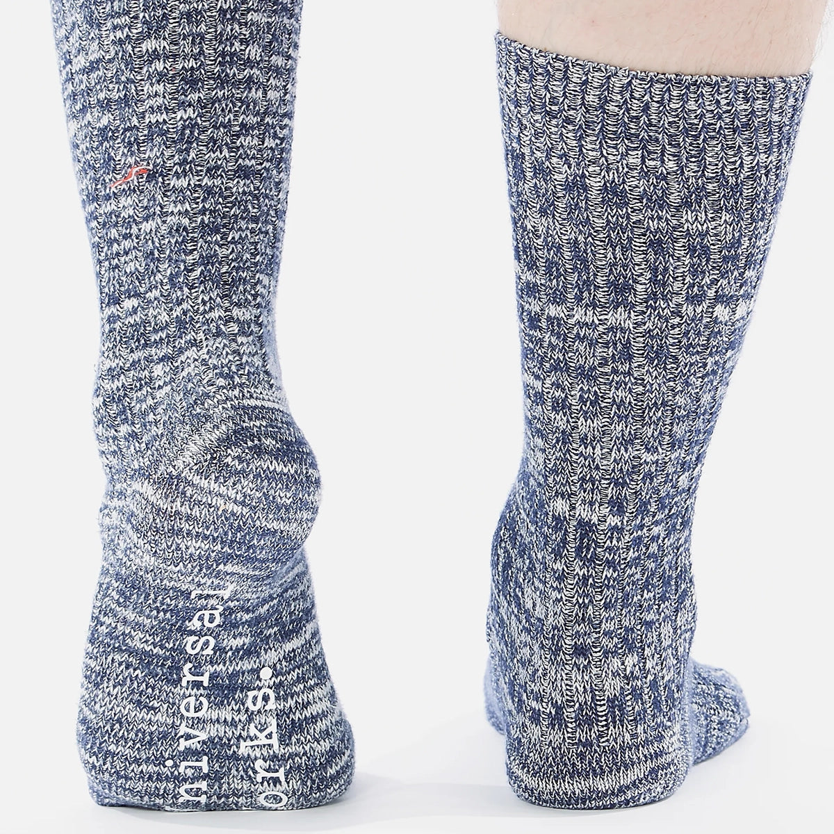 Slub Sock - Navy Slub Knit