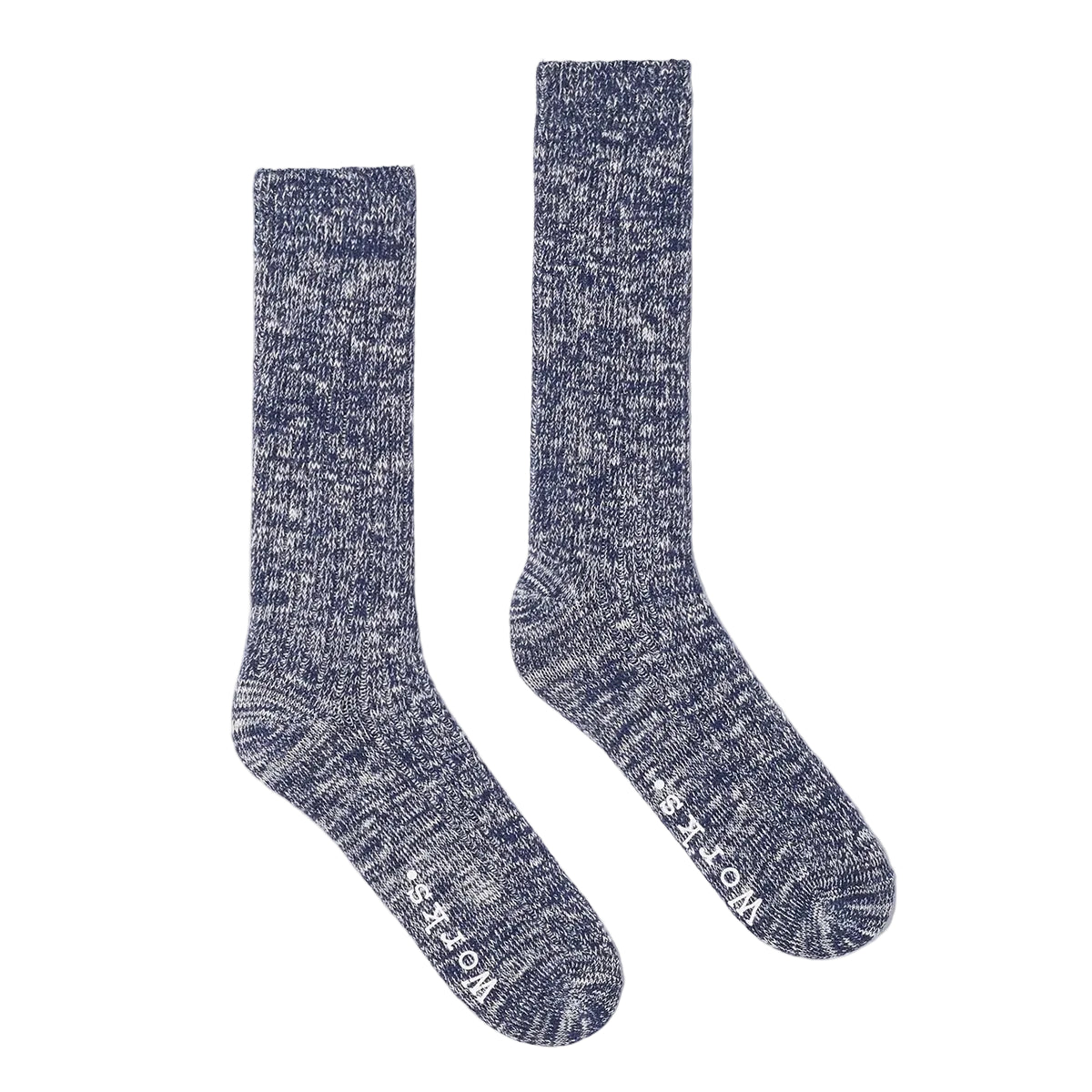 Slub Sock - Navy Slub Knit
