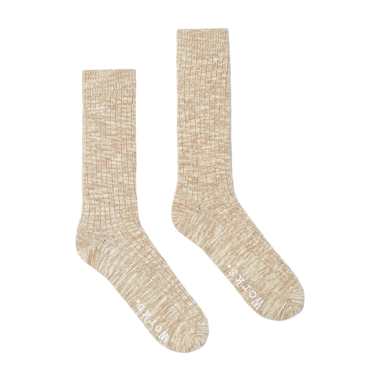 Slub Sock - Dark Sand Slub Knit
