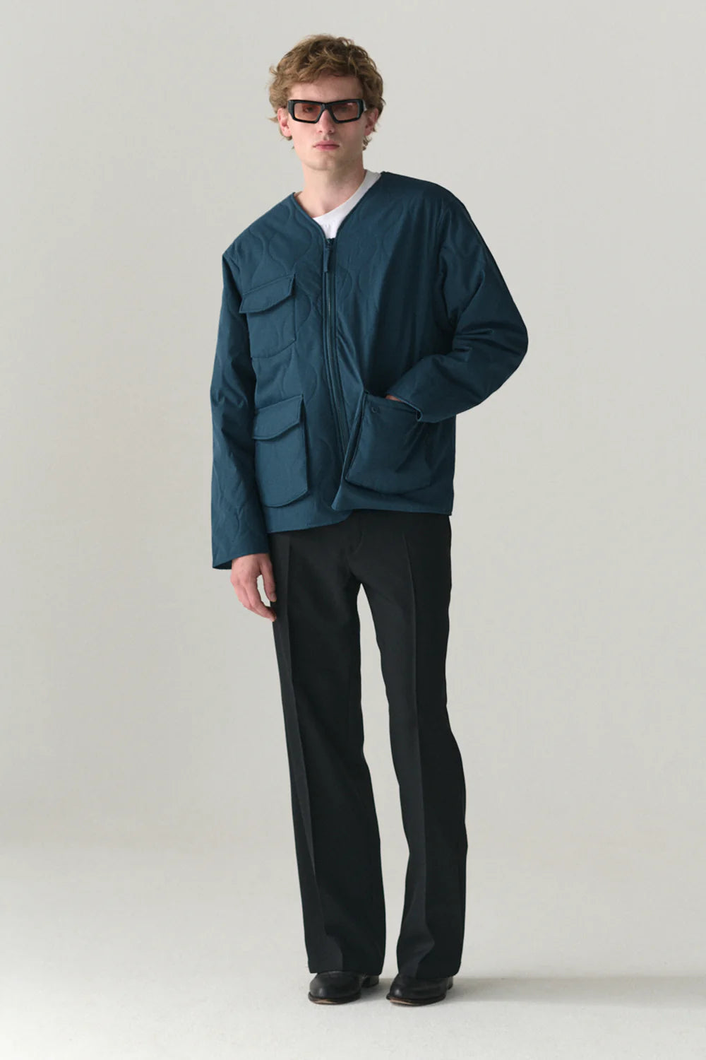Padded Liner Jacket - Vintage Blue