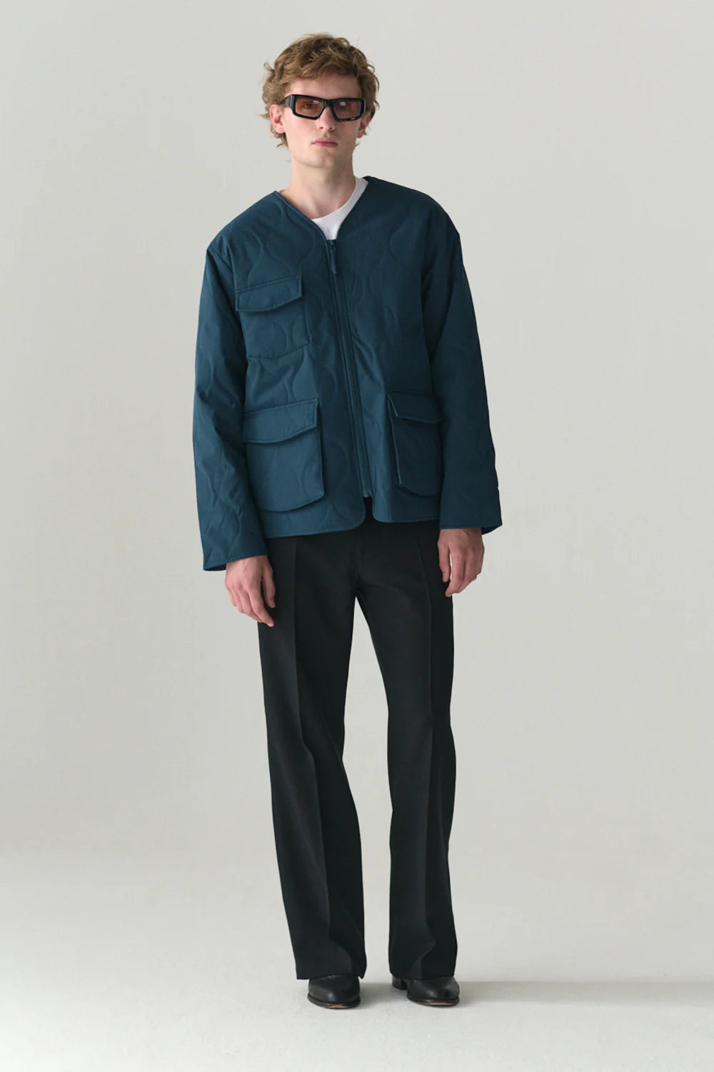 Padded Liner Jacket - Vintage Blue