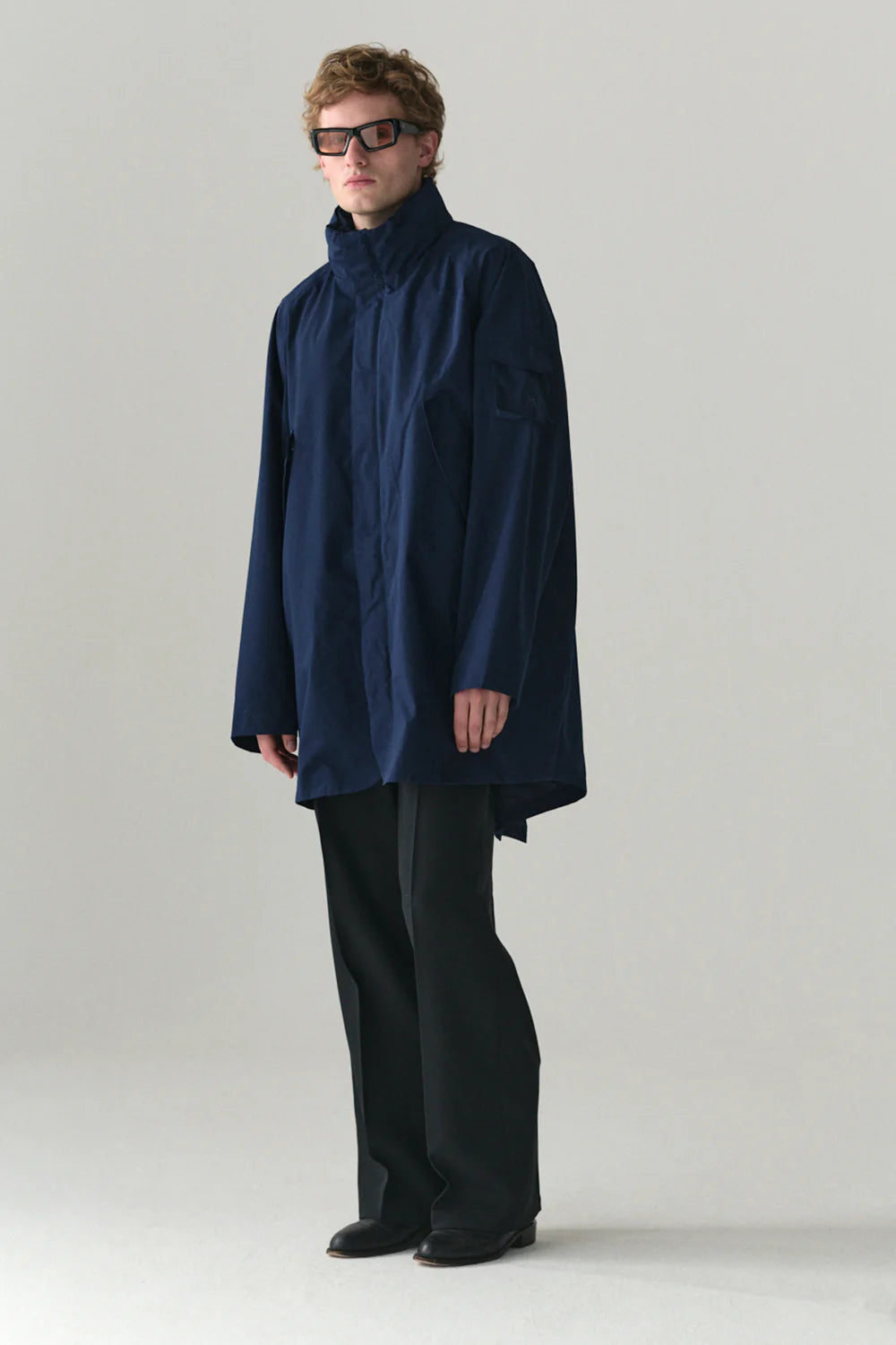 Roomy Ross Parka Jacket - Navy