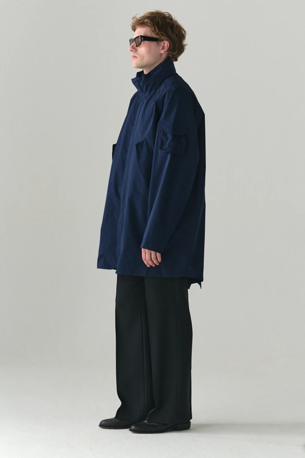 Roomy Ross Parka Jacket - Navy
