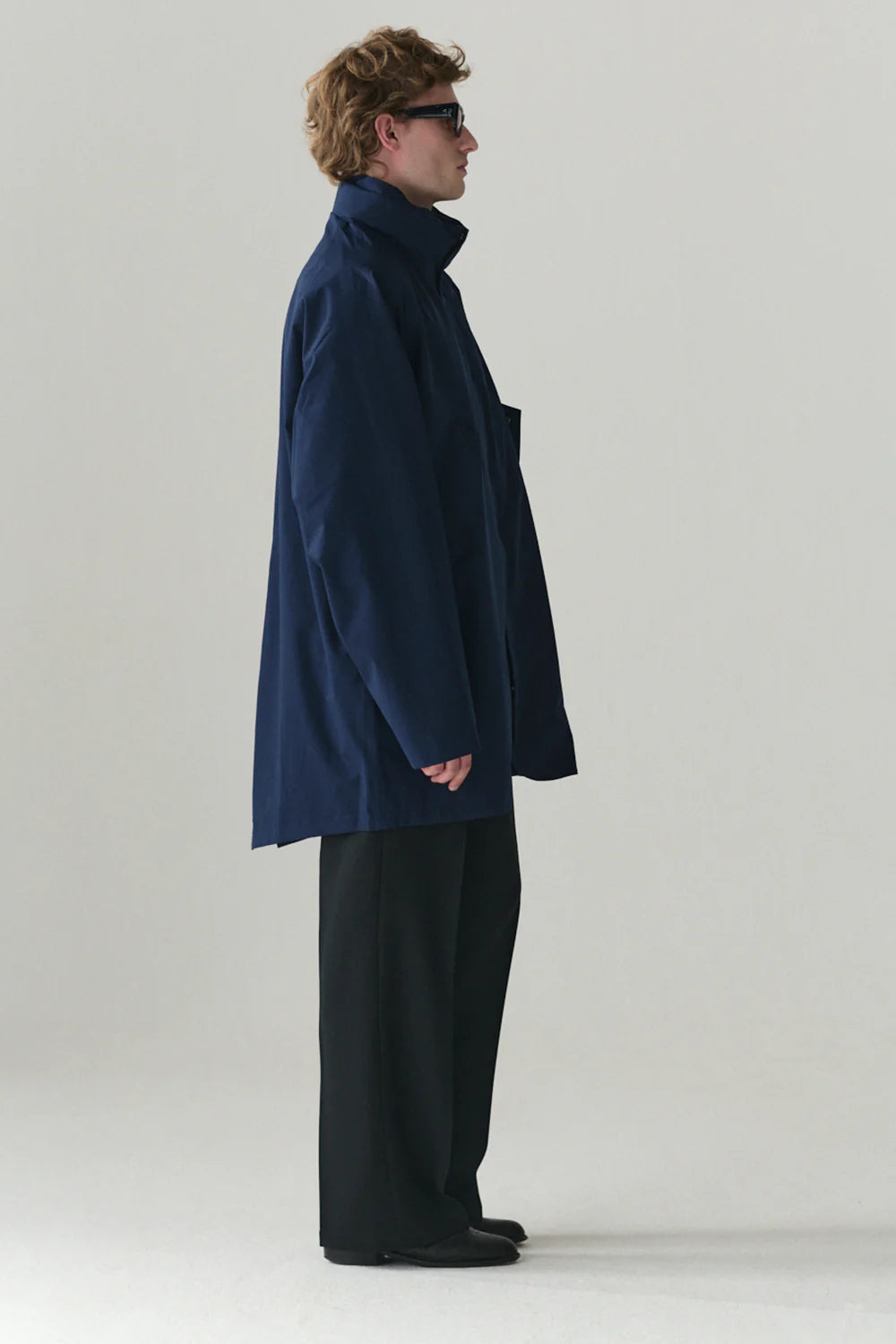 Roomy Ross Parka Jacket - Navy