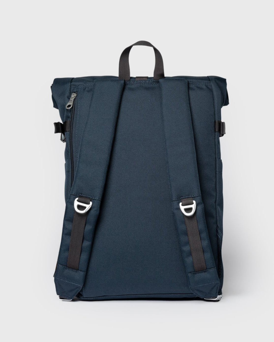 Icon 14" Rolltop Backpack - Navy & Black Leather