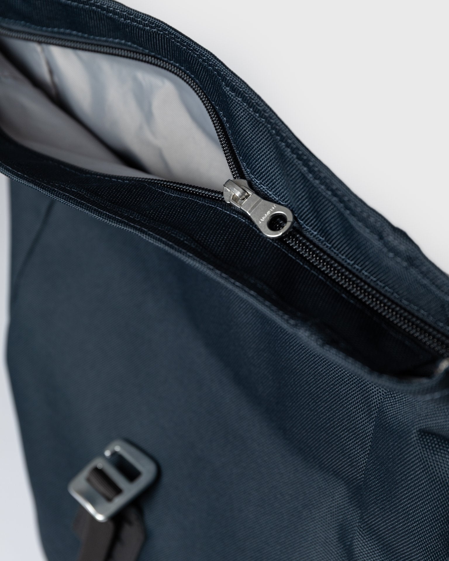 Icon 14" Rolltop Backpack - Navy & Black Leather