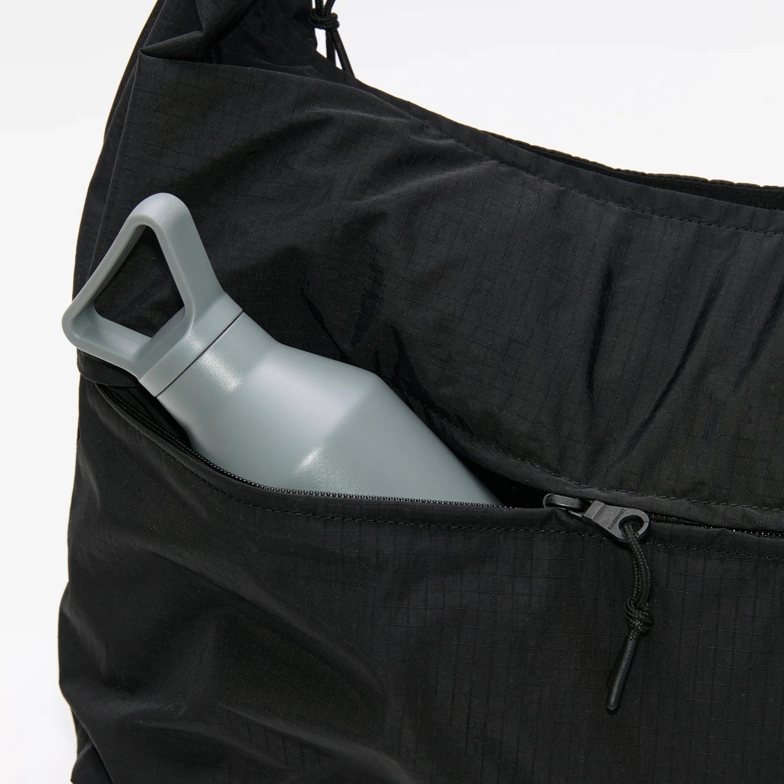Grid Shoulder Bag - Black