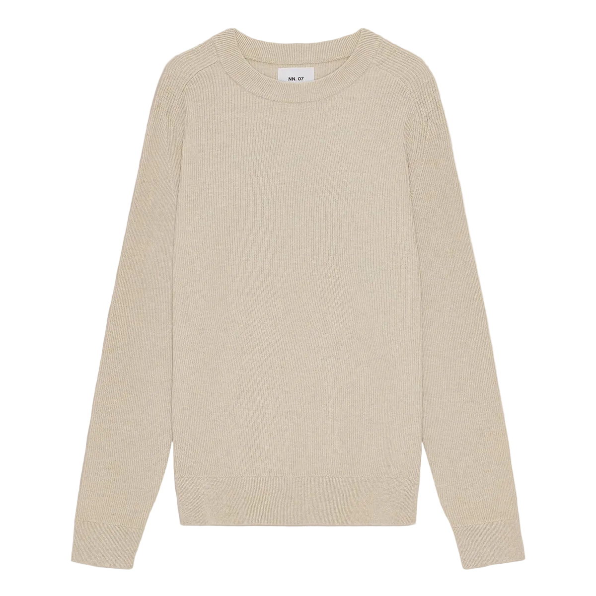 Kevin Ribbed Sweater - Khaki Beige