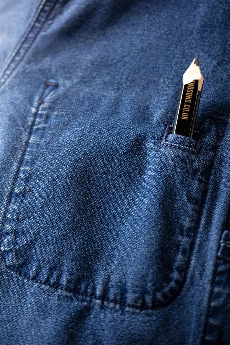 Artisan Workwear Chore Jacket - Indigo Blue