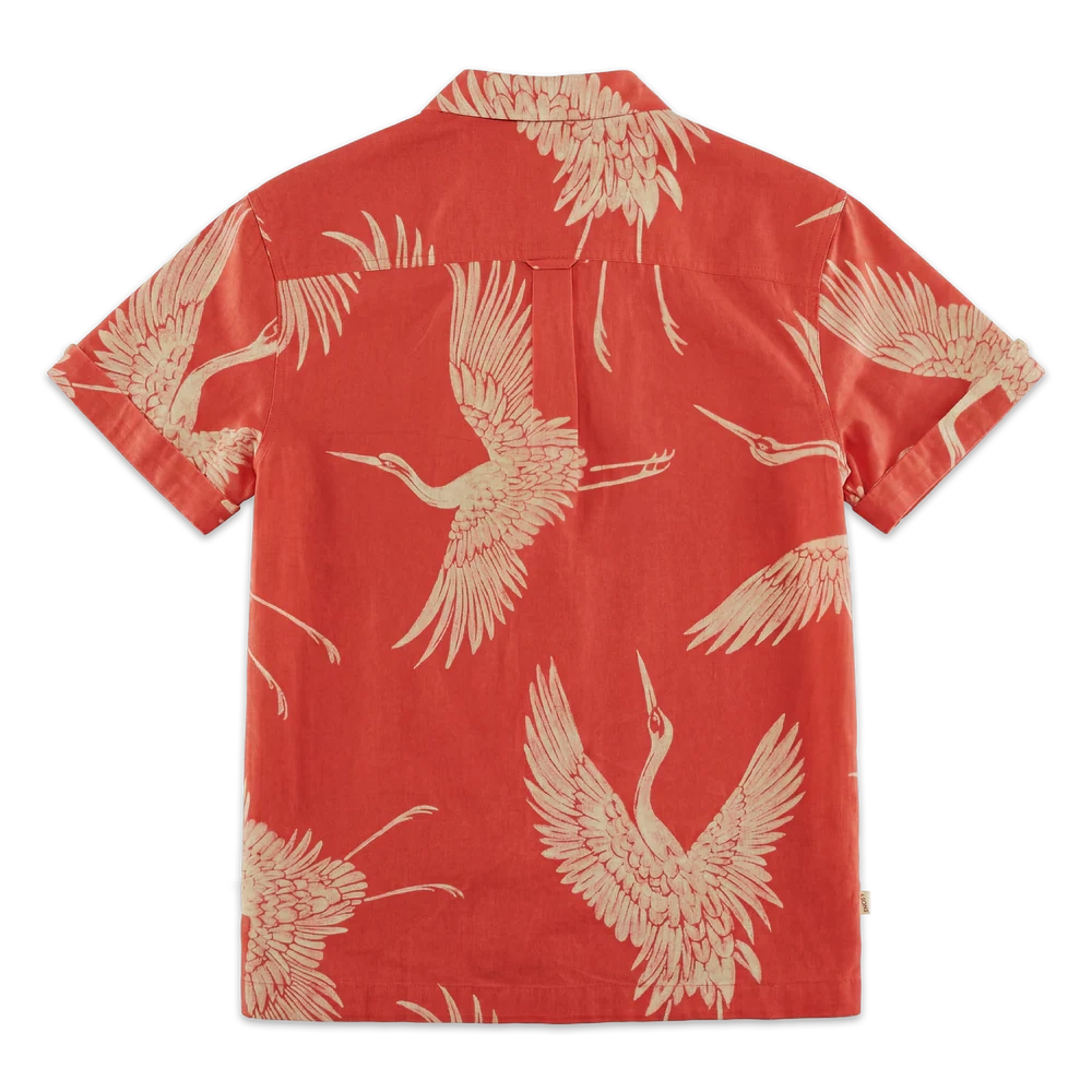 Flight Print Shirt - Red