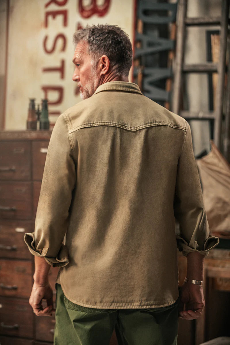 Livingstone Twill Shirt - Khaki
