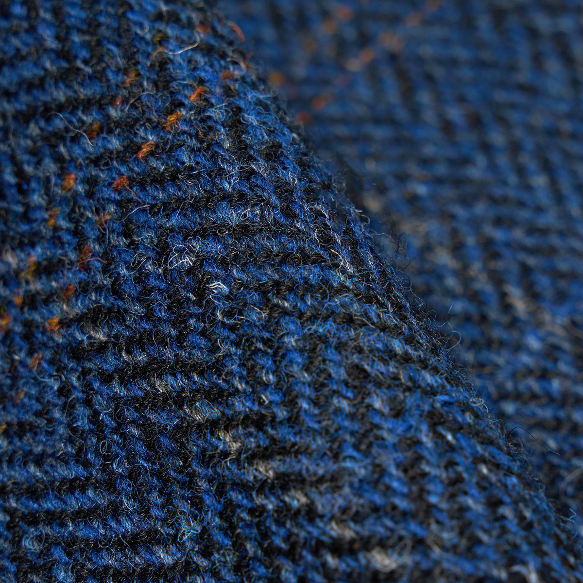 Bakers C Jacket - Navy Harris Tweed