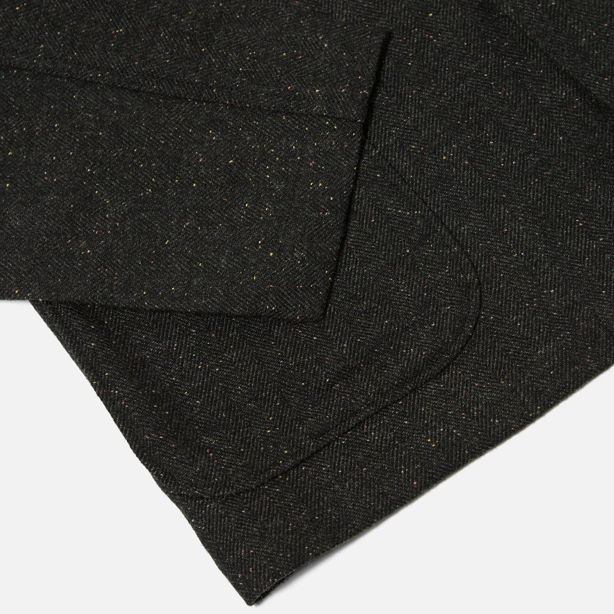 Three Button Jacket - Black Salt N Pepper Tweed