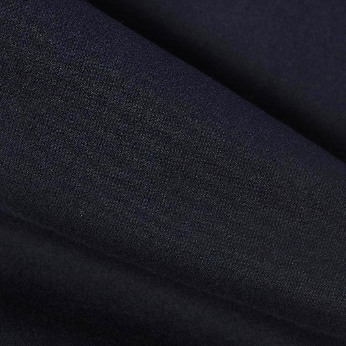 Pleated Track Pant - Navy Brushed Moleskin