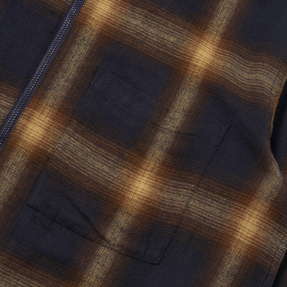 Zip Shirt - Navy Canyon Check