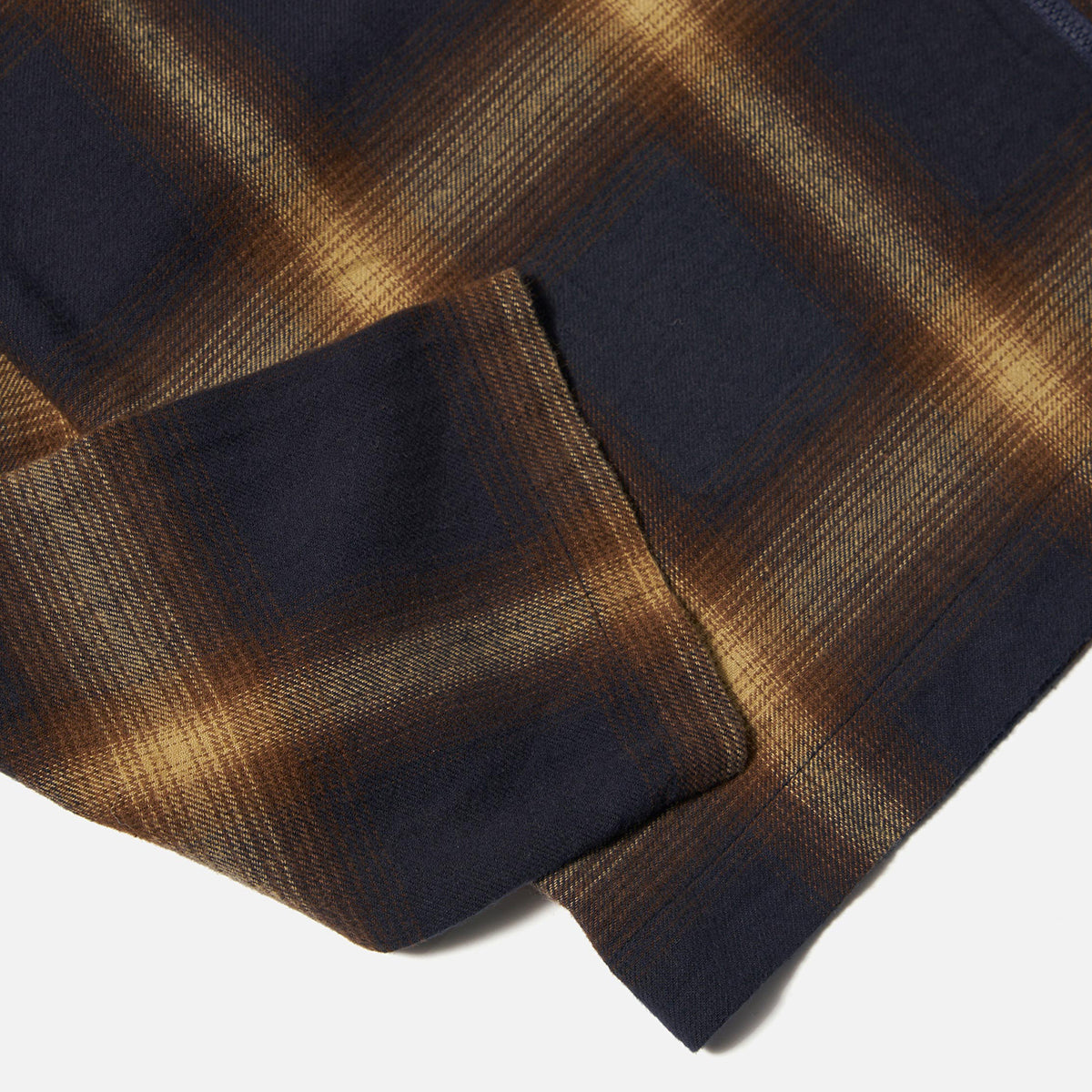 Zip Shirt - Navy Canyon Check