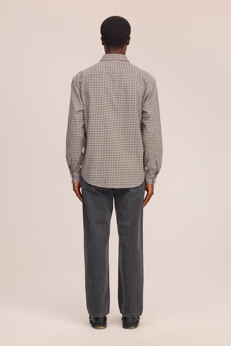 Deon Shirt - Sand Check Flannel