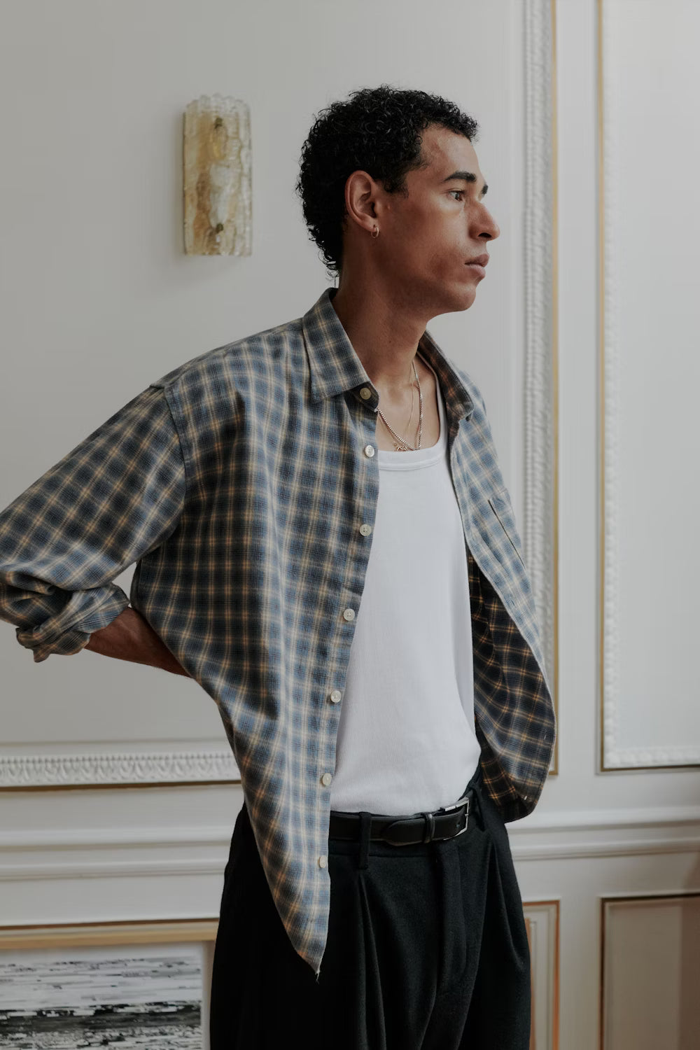 Deon Shirt - Blue Check