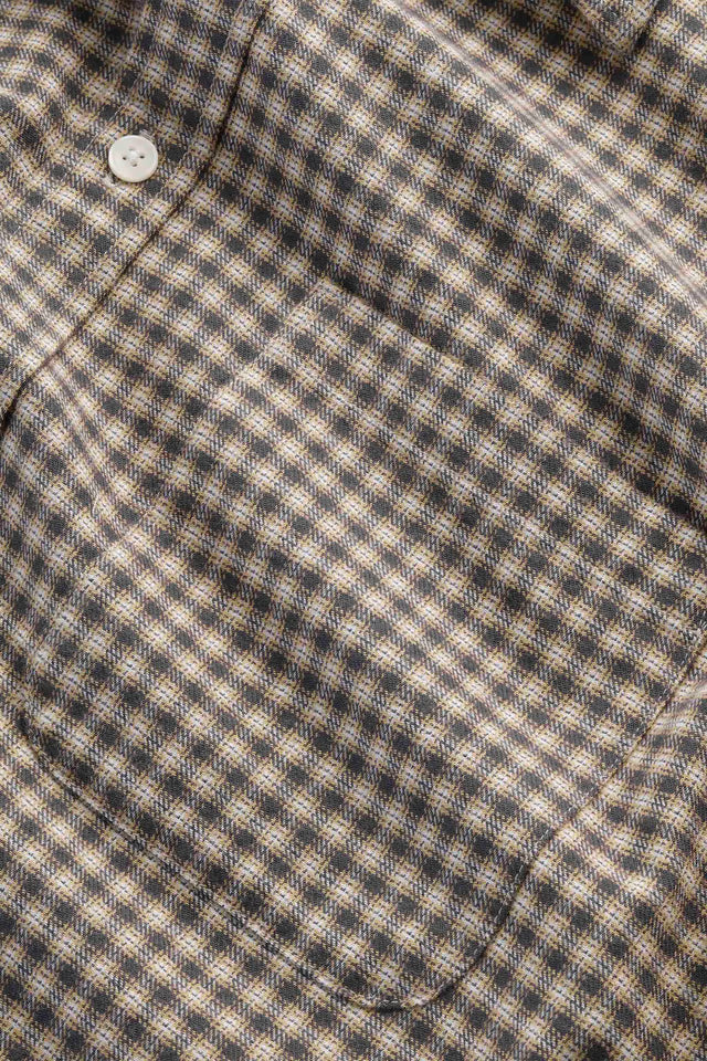 Deon Shirt - Sand Check Flannel