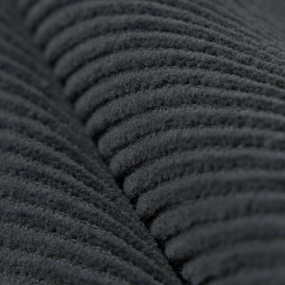 Pleated Track Pant - Charcoal Cord